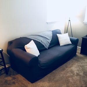 Couch and chair slip cover set